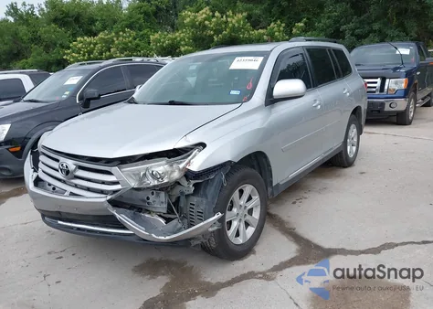 2013 Toyota Highlander Se V6 from USA, damaged, VIN 5TDZK3EH1DS091476